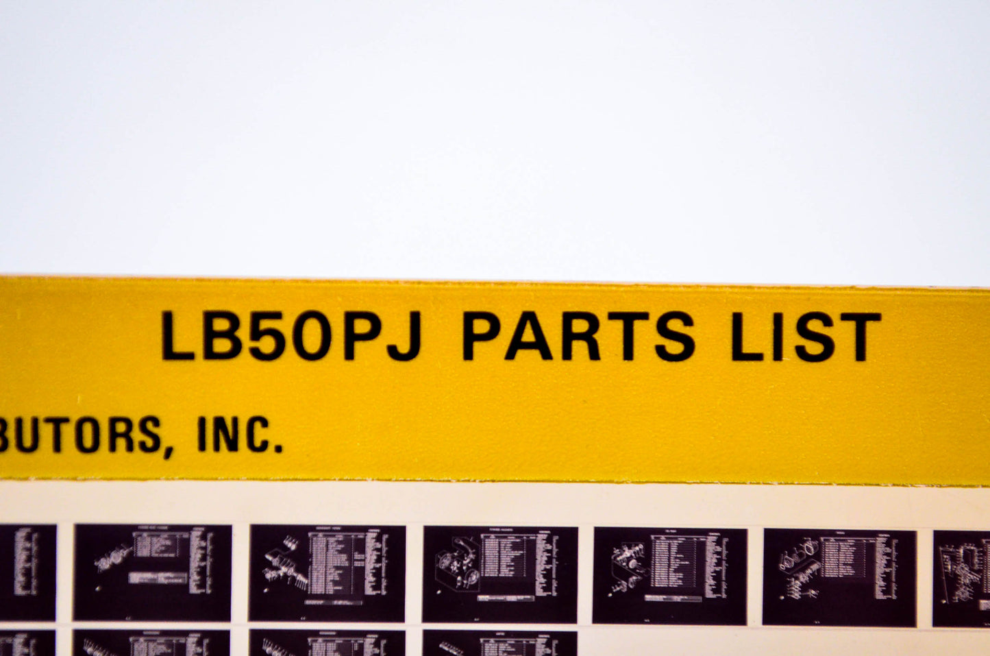 OEM Yamaha LB50PJ 1981/October 23 '82 Parts List Microfiche