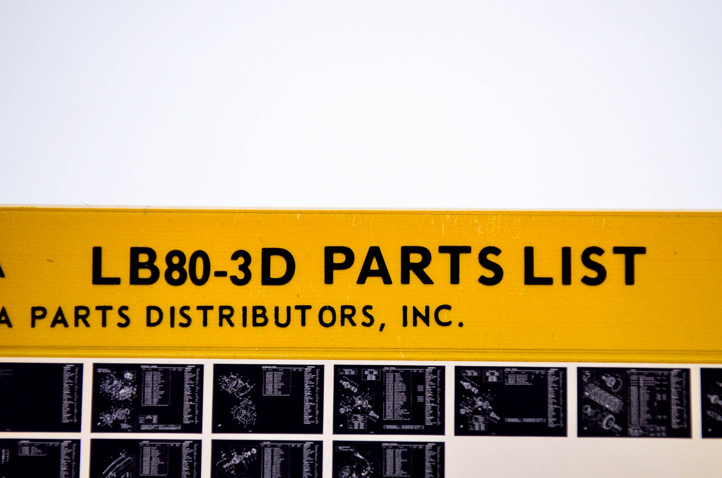 OEM Yamaha LB80-3D 1977/April 25 '77 Parts List Microfiche