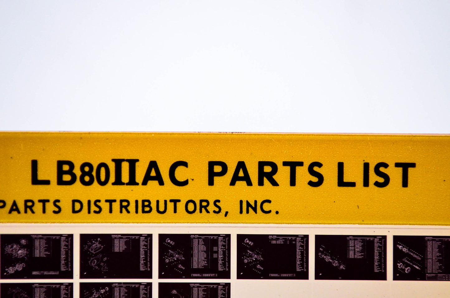 OEM Yamaha LB80IIAC 1977/March 31 '76 Parts List Microfiche