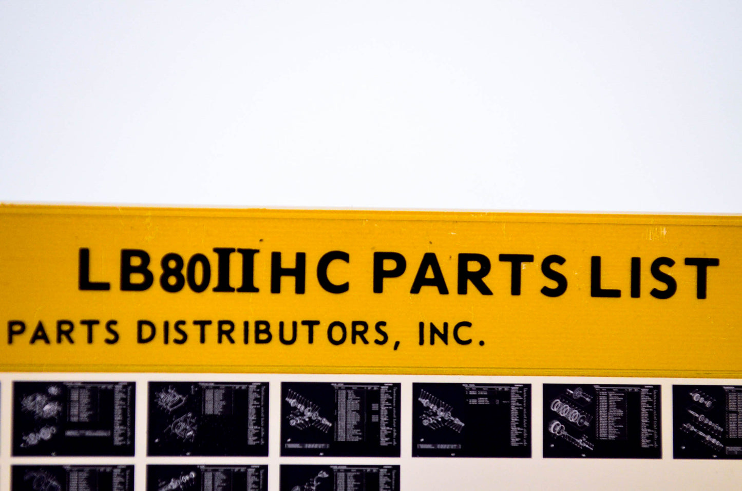 OEM Yamaha LB80IIHC 1977/March 31 '76 Parts List Microfiche