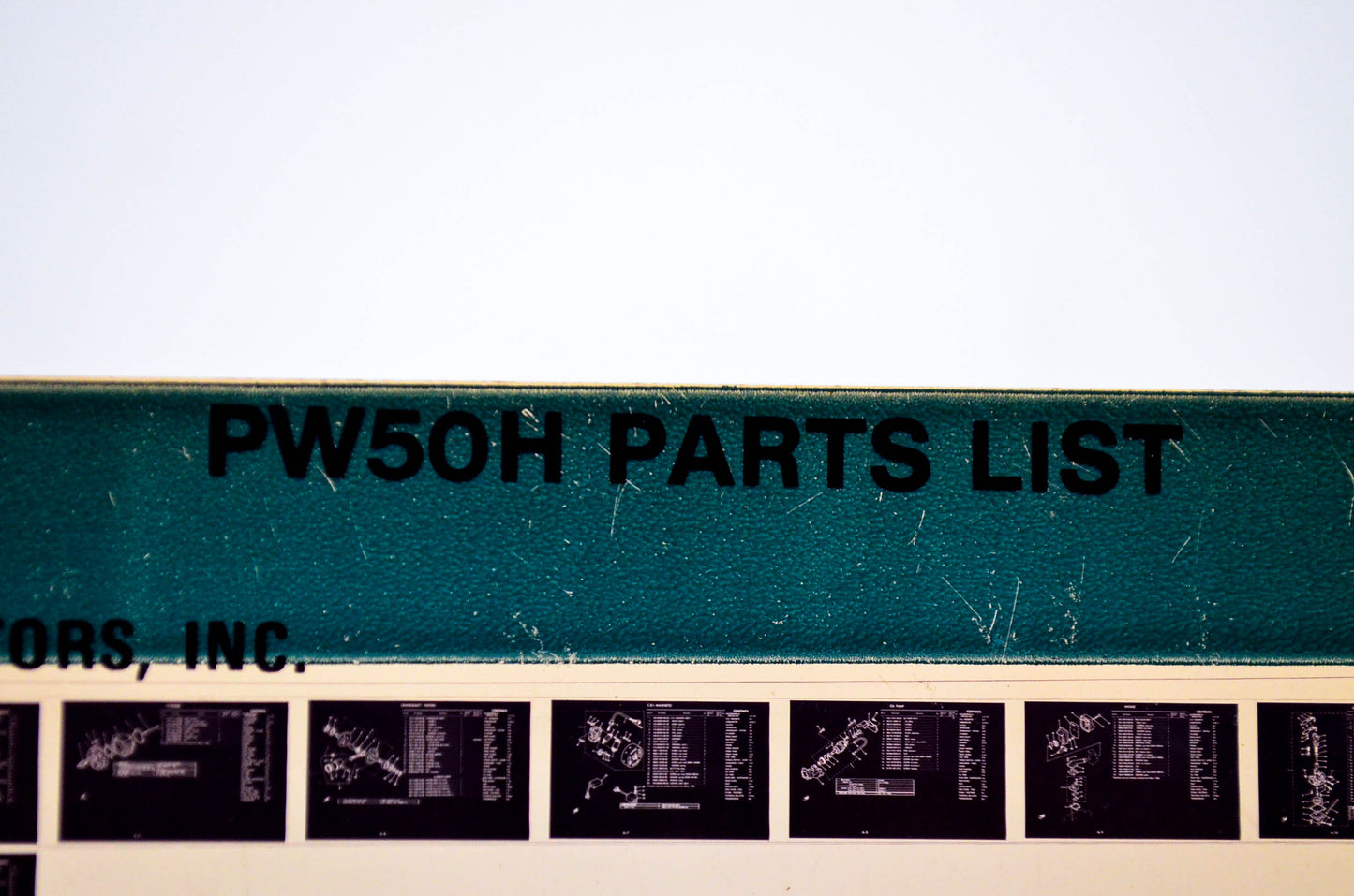 OEM Yamaha PW50H 1980/November 7 '81 Parts List Microfiche