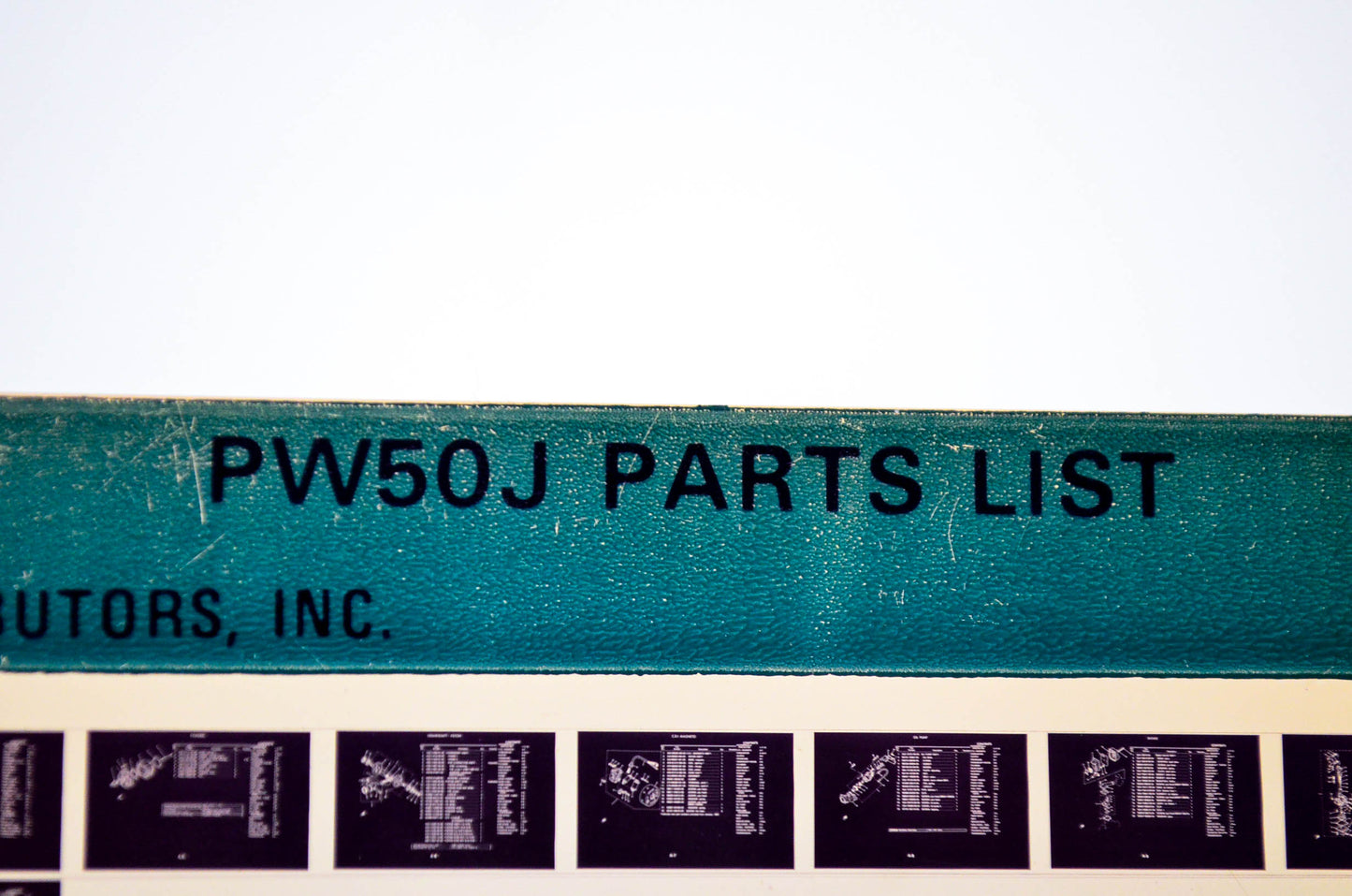 OEM Yamaha PW50J 1981/October 29 '82 Parts List Microfiche