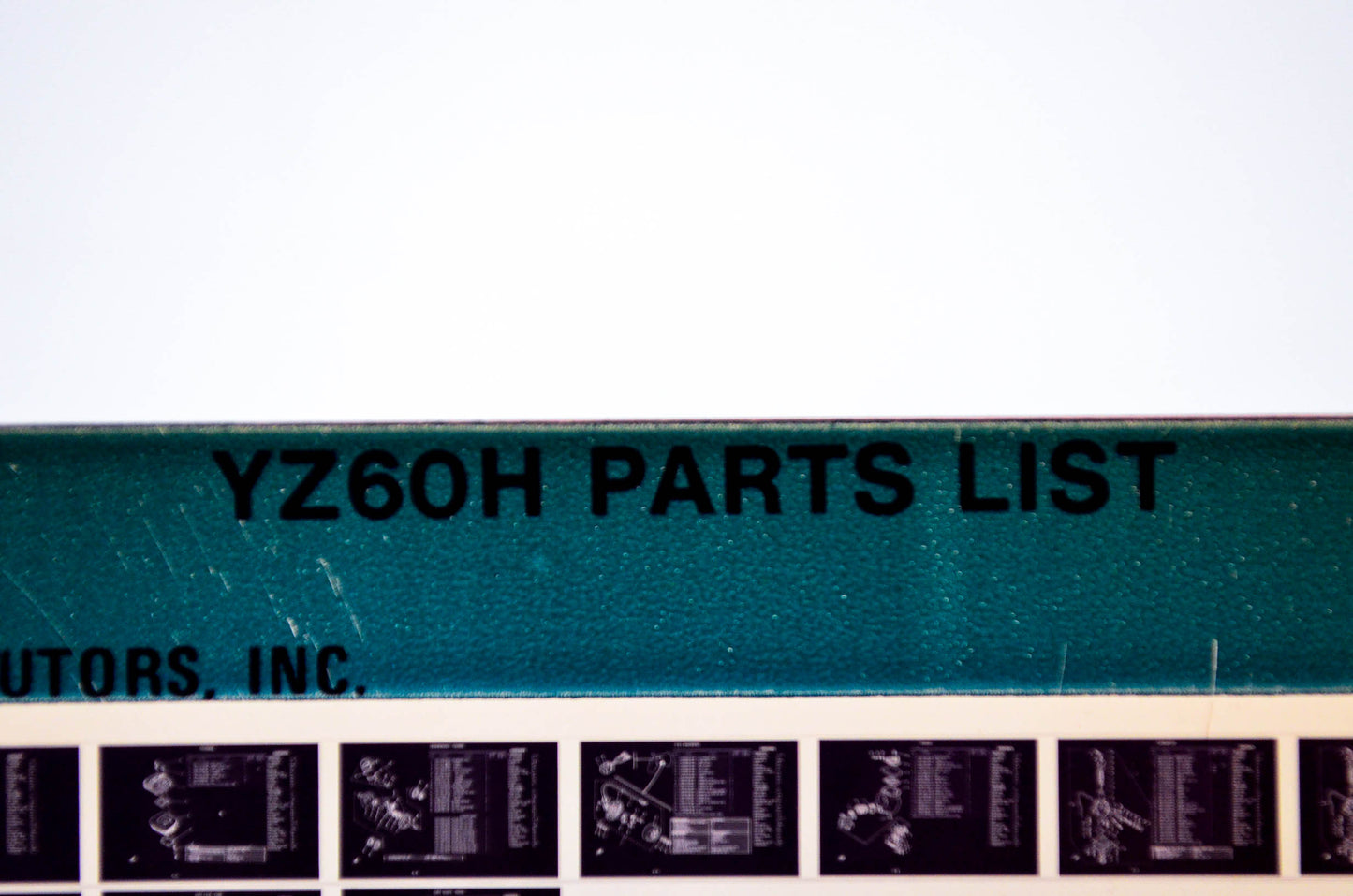 OEM Yamaha YZ60H 1980/November 11 '81 Parts List Microfiche