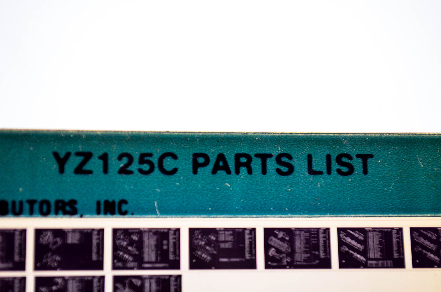 OEM Yamaha YZ125C 1979/June 4 '76 Parts List Microfiche