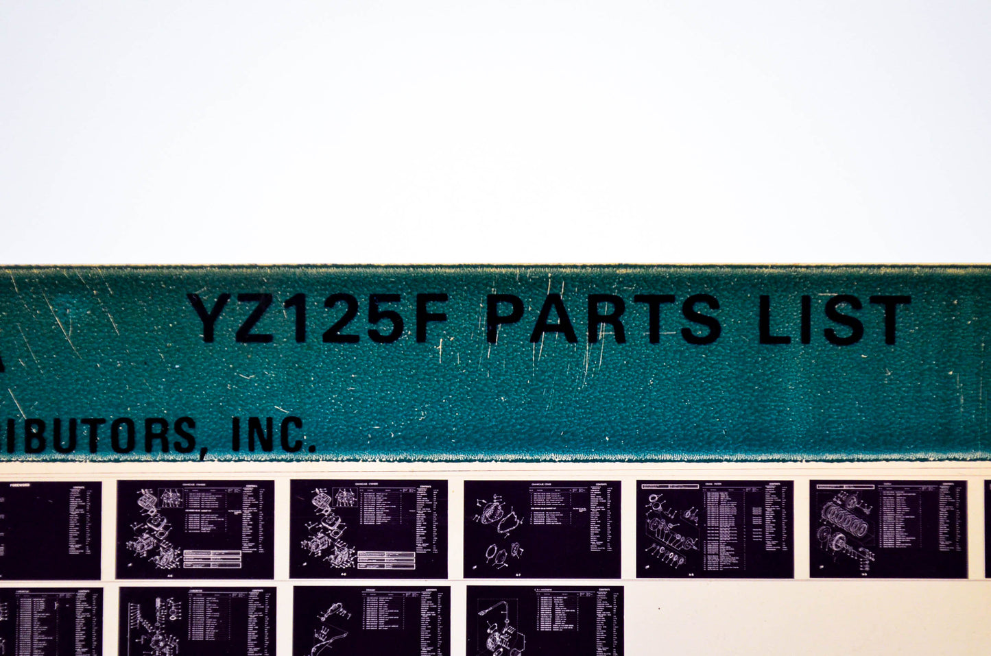 OEM Yamaha YZ125F 1981/March 18 '79 Parts List Microfiche