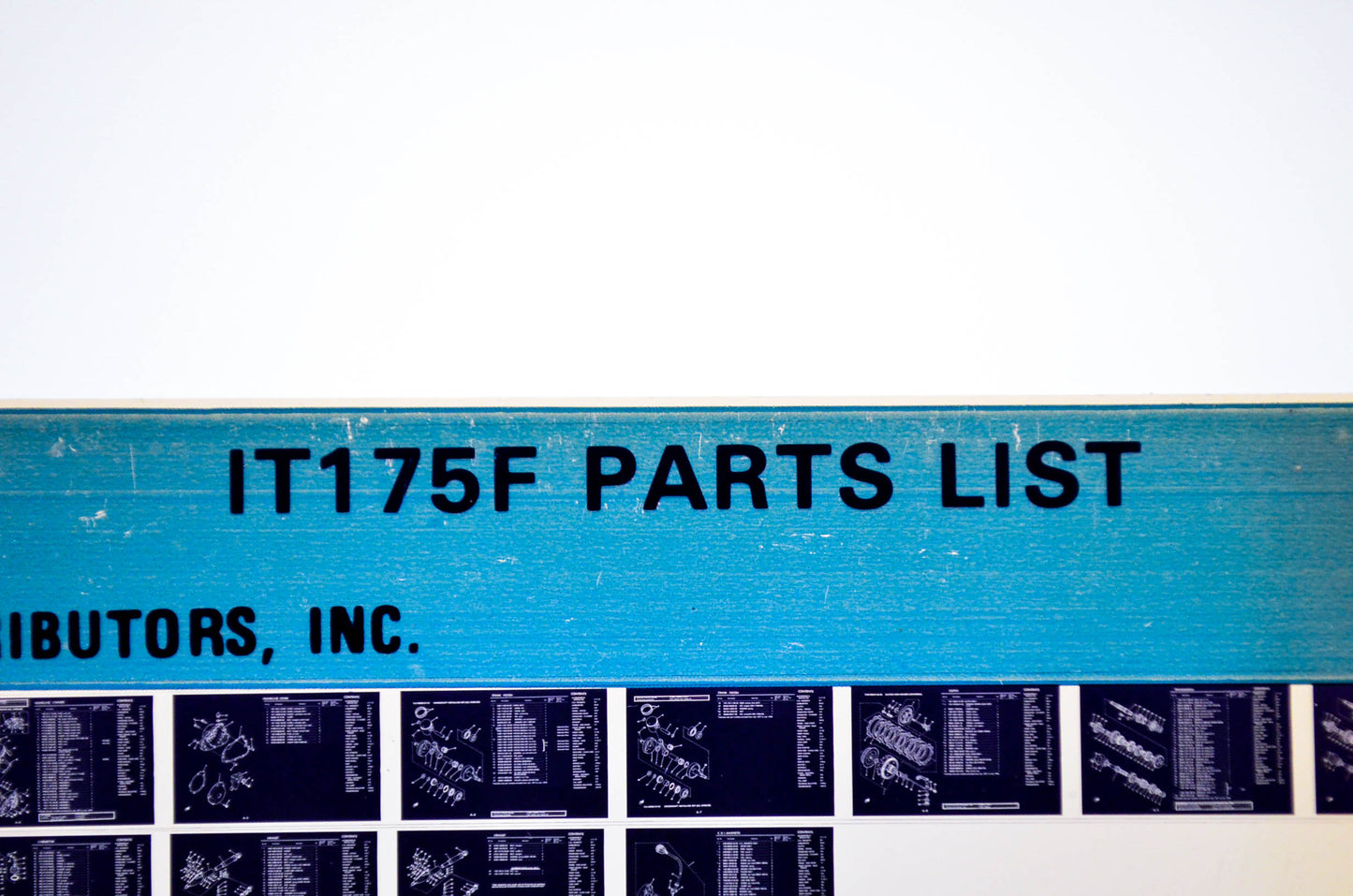 OEM Yamaha IT175F 1979/March 27 '79 Parts List Microfiche