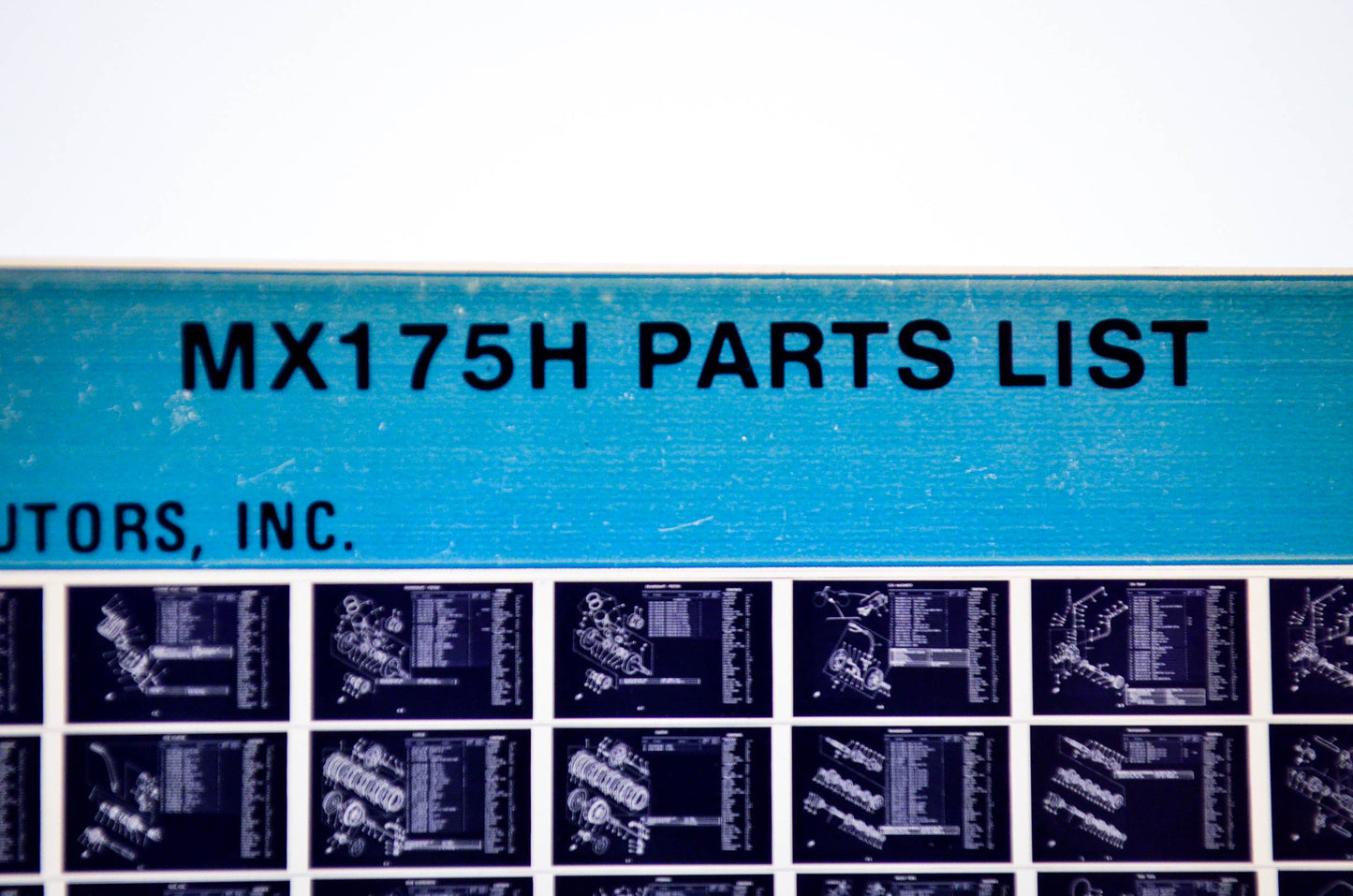 OEM Yamaha MX175H 1980/October 17 '81 Parts List Microfiche