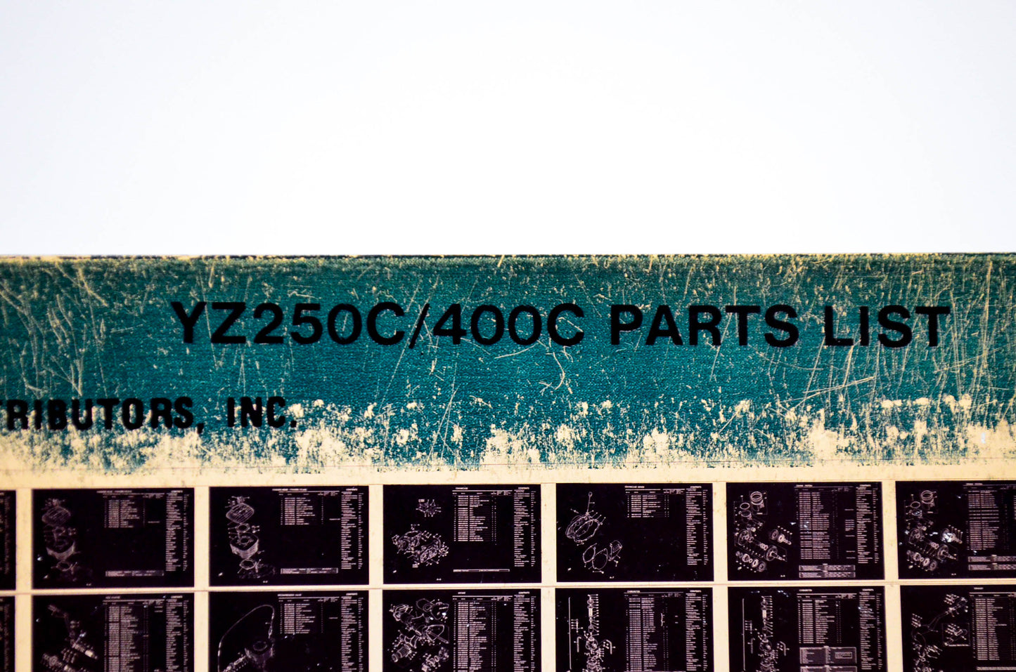 OEM Yamaha YZ250C/400C 1979/May 22 '76 Parts List Microfiche