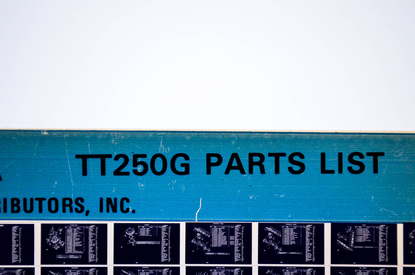 OEM Yamaha TT250G 1981/August 19 '80 Parts List Microfiche