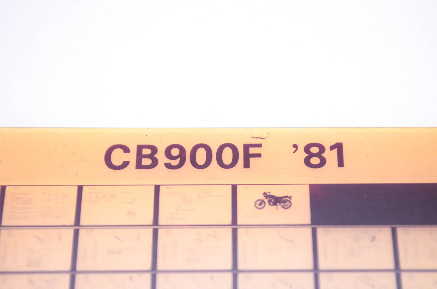OEM Honda CB900F 1981/February '81 Parts Catalog Microfiche