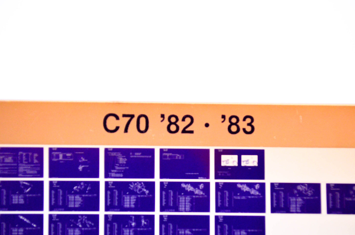 OEM Honda C70 1986/August '82 - '83 Parts Catalog Microfiche