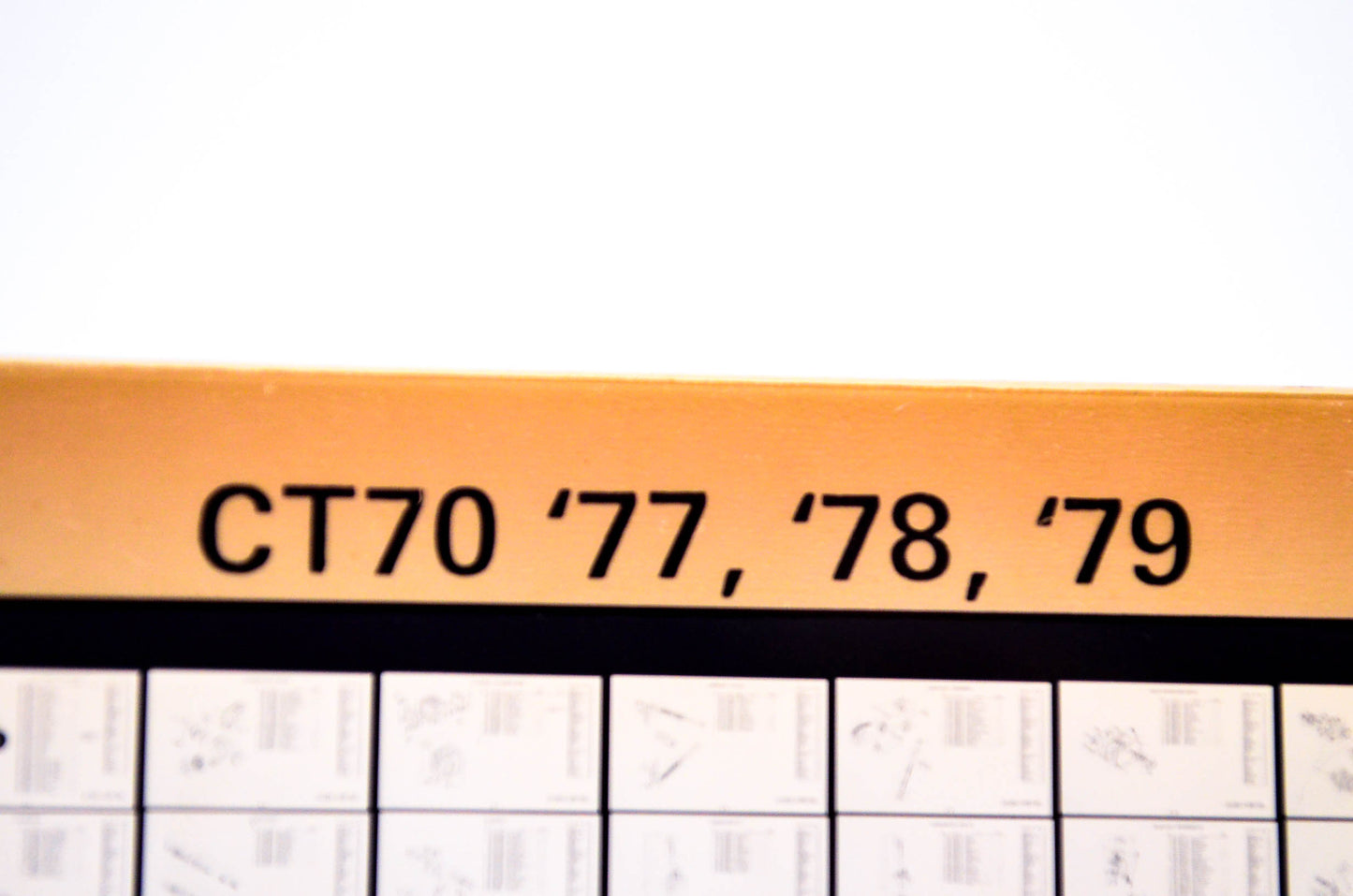 OEM Honda CT70 1979/November '77 - '79 Parts Catalog Microfiche