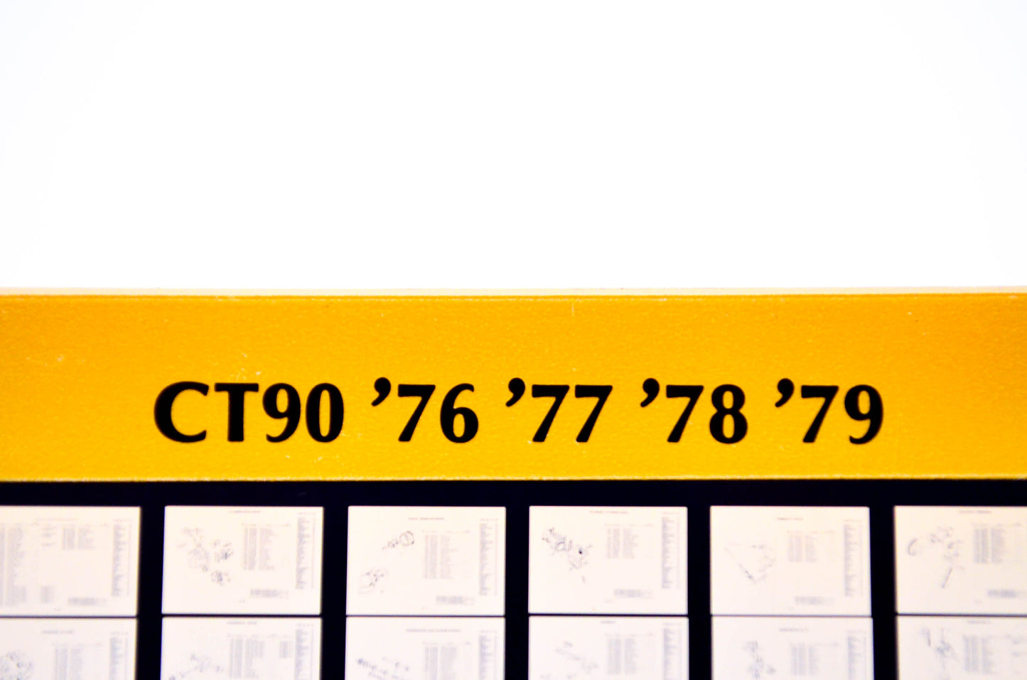 OEM Honda CT90 1981/December '76 - '79 Parts Catalog Microfiche
