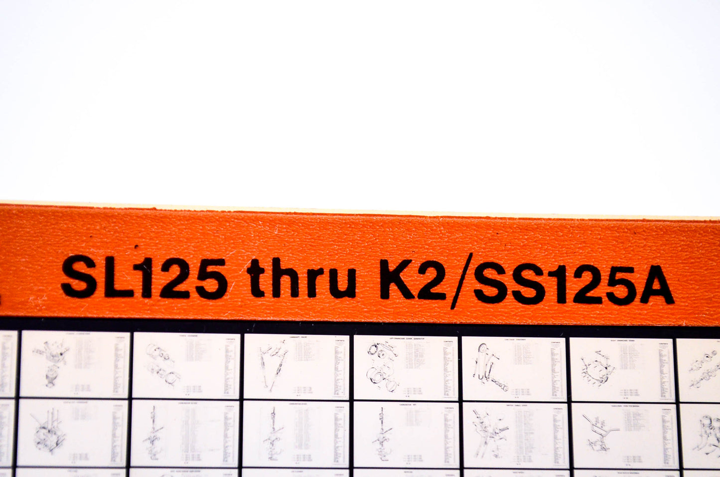OEM Honda SL125 - K2/SS125A 1977/April '77 Parts Catalog Microfiche
