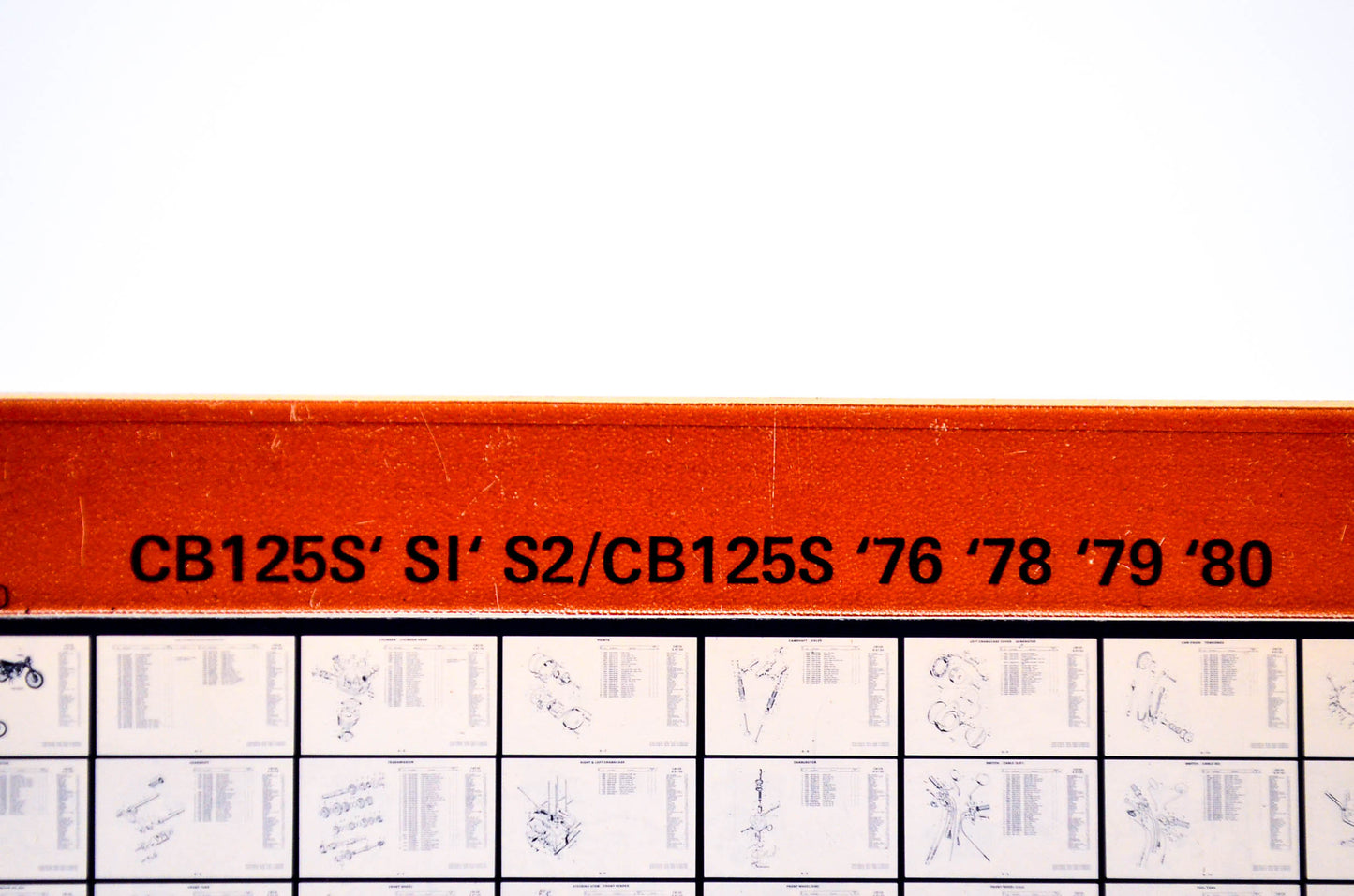OEM Honda CB125S' SI' S2/CB125S 1980/March '76 - '80 Parts Catalog Microfiche