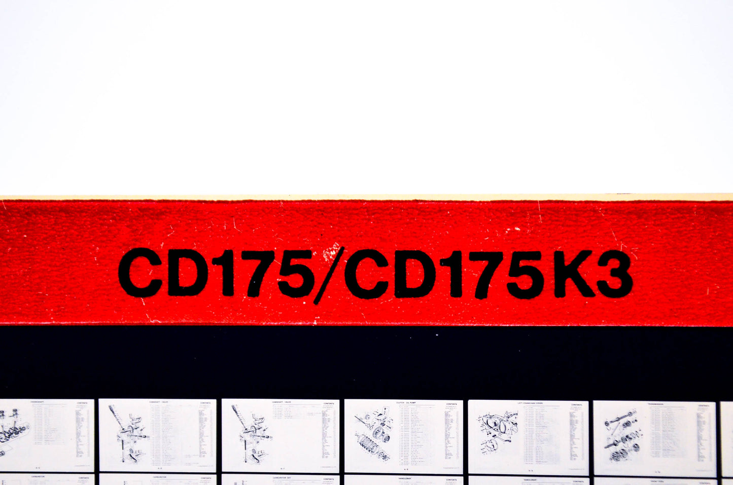 OEM Honda CD175/CD175K3 1977/April '77 Parts Catalog Microfiche