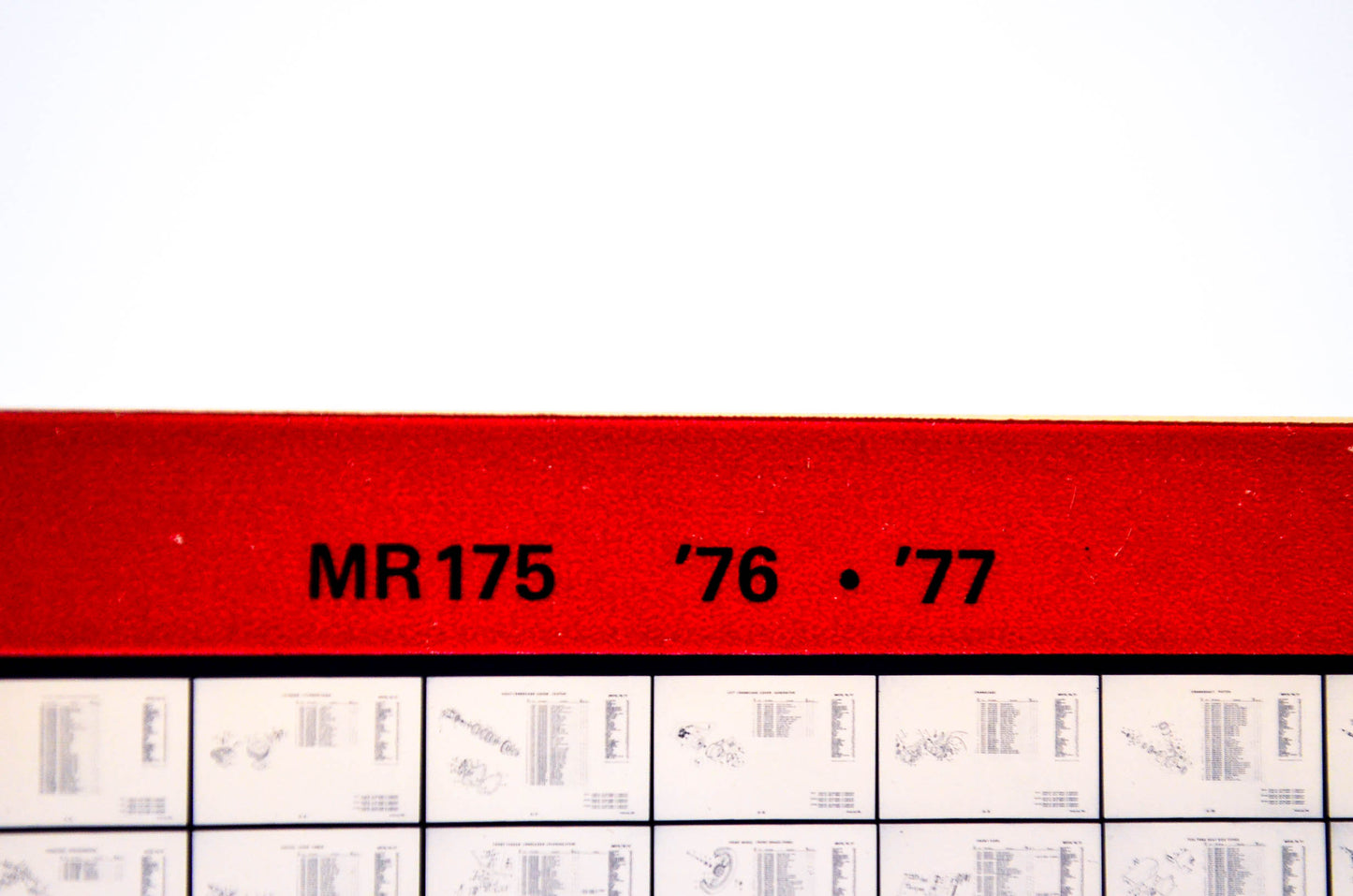 OEM Honda MR175 1983/July '76 - '77 Parts Catalog Microfiche