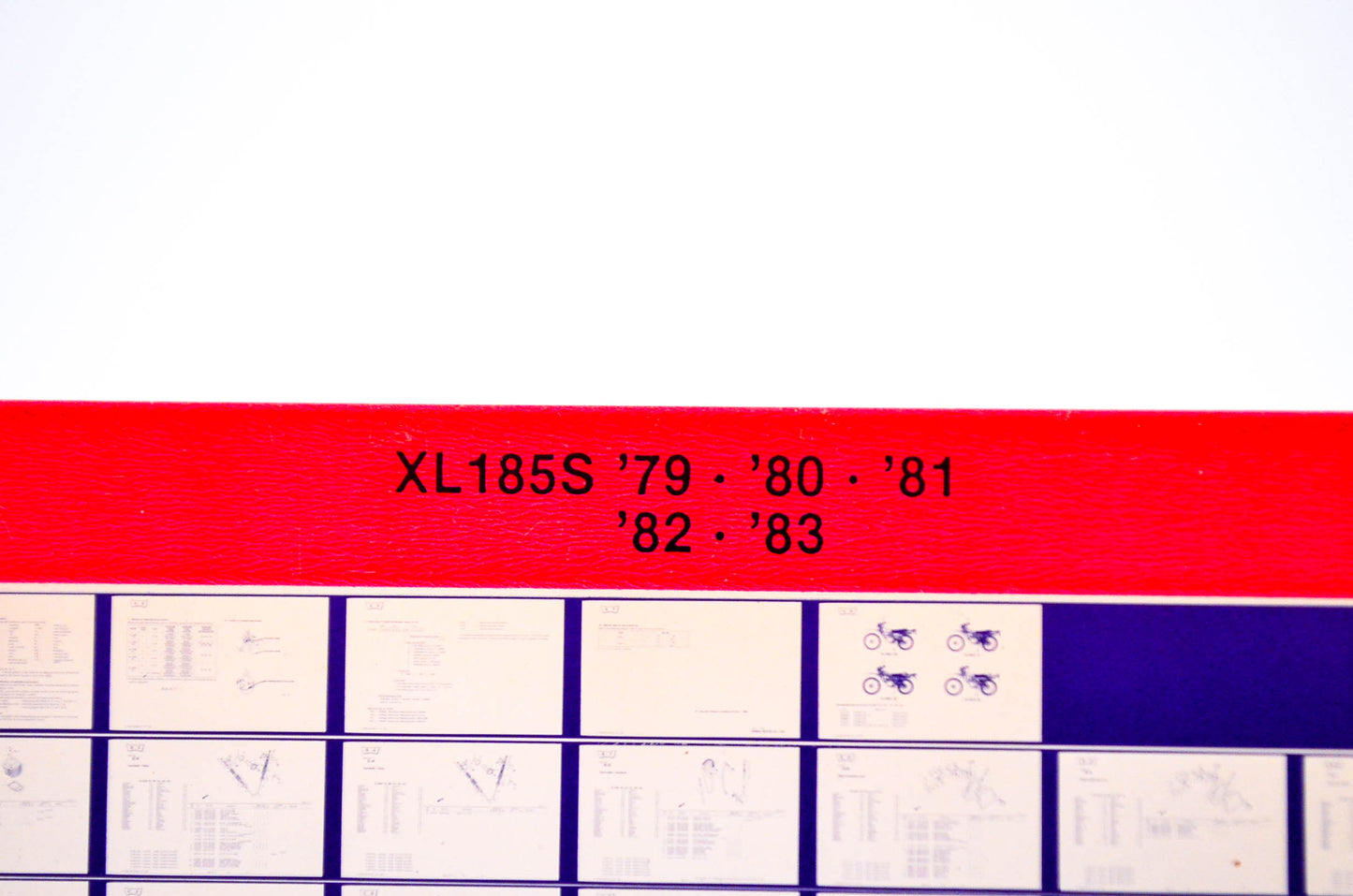 OEM Honda XL185S 1985/July '79 - '83 Parts Catalog Microfiche