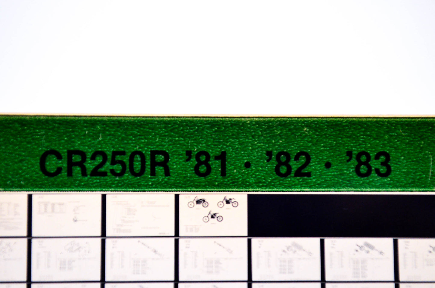 OEM Honda CR 250R 1984/October '81 - '83 Parts Catalog Microfiche