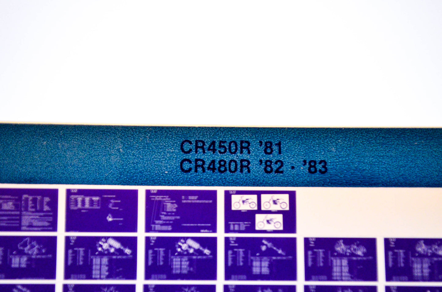 OEM Honda CR450R/CR480R 1986/June '81 - '83 Parts Catalog Microfiche