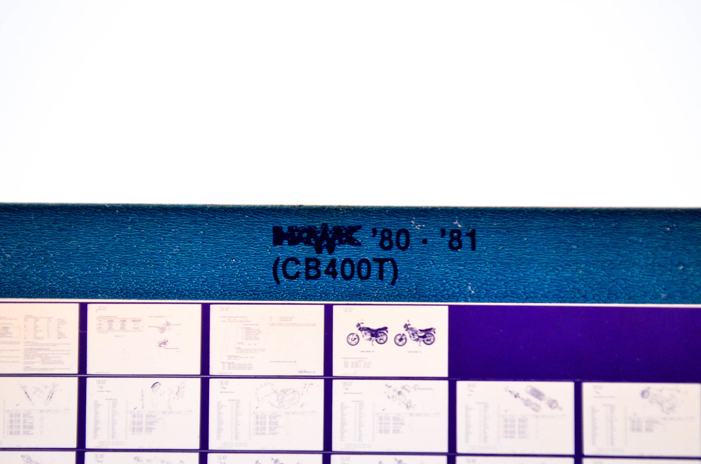 OEM Honda CB400T 1985/May '80 - '81 Hawk Parts Catalog Microfiche
