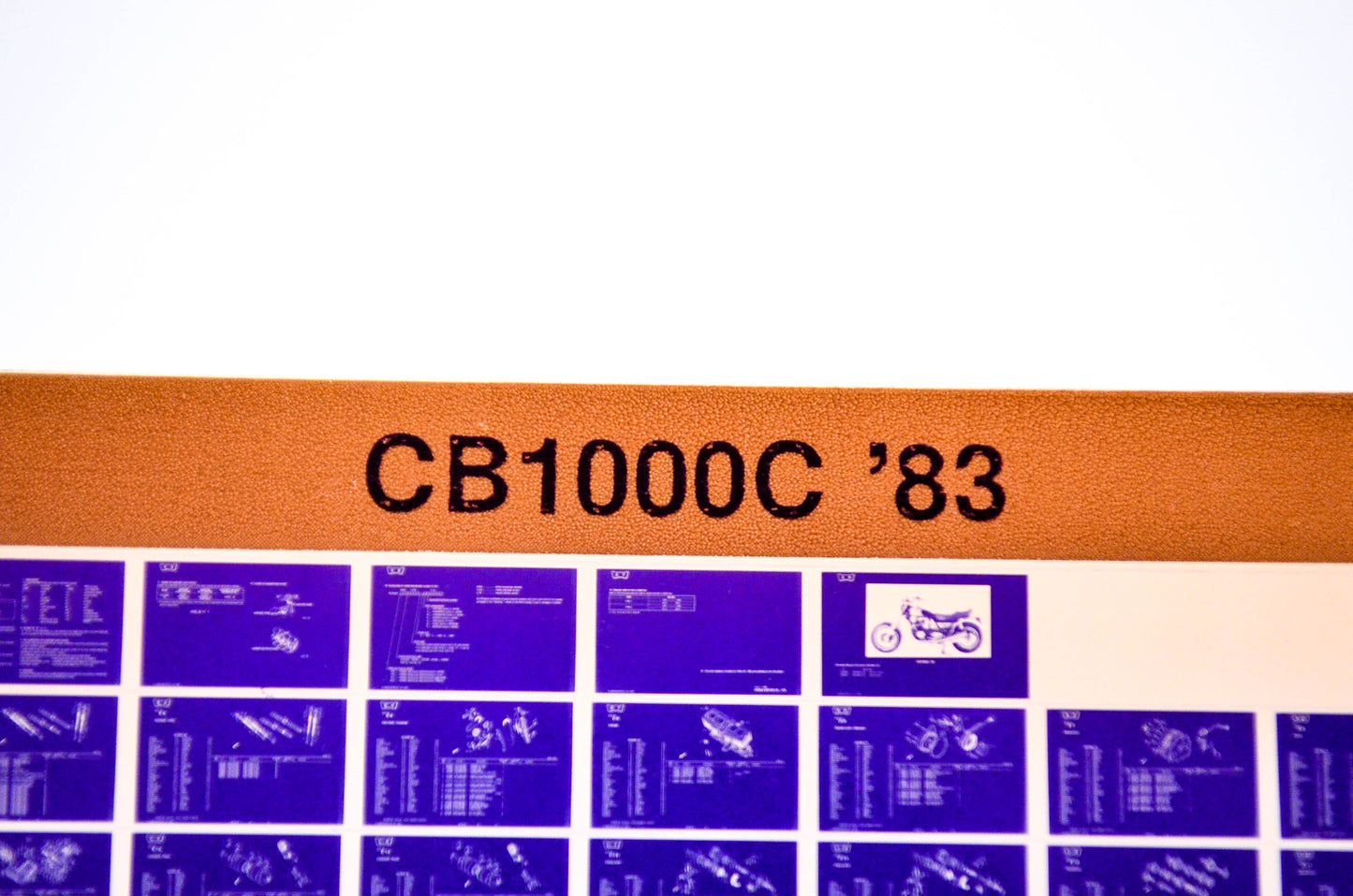 OEM Honda CB1000C 1986/May '83 Parts Catalog Microfiche