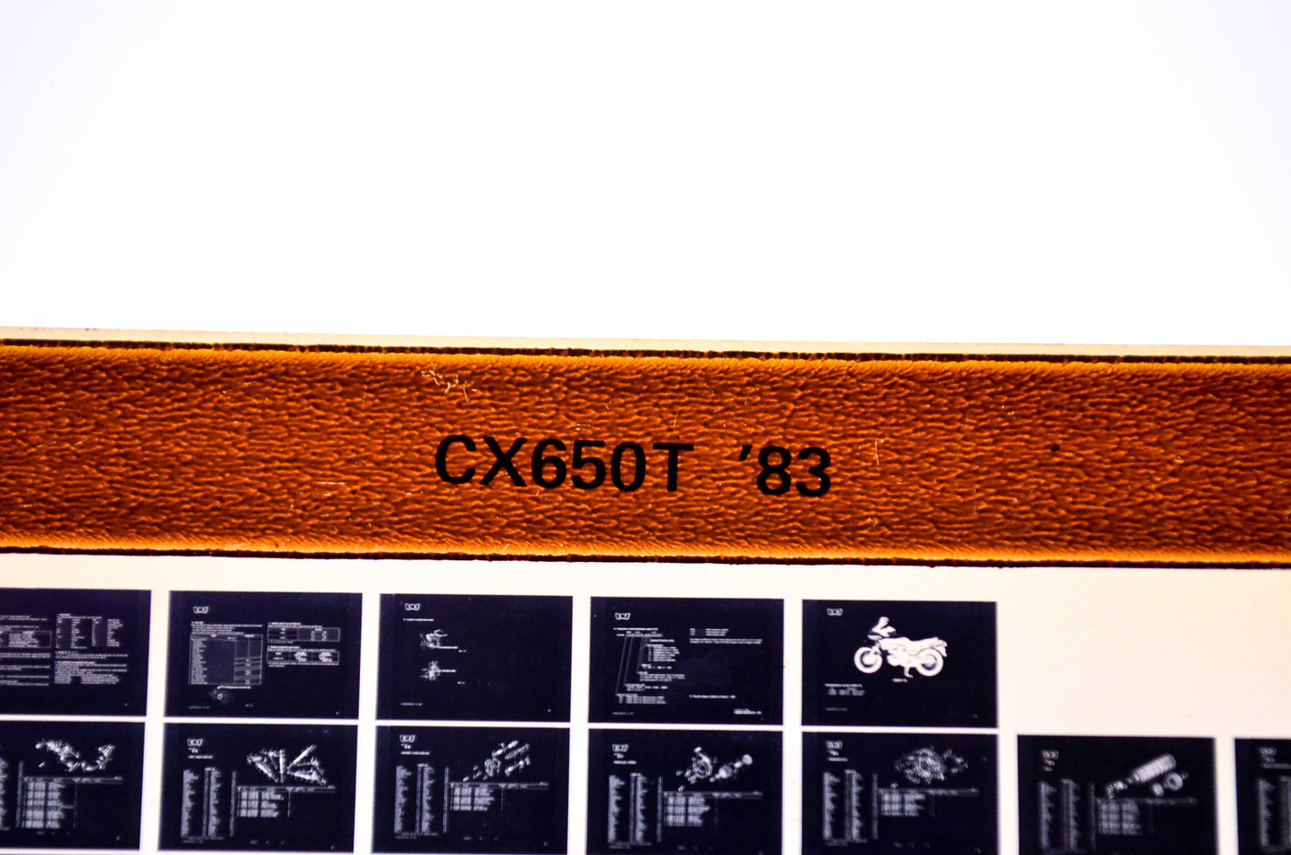 OEM Honda CX650T 1984/February '83 Parts Catalog Microfiche