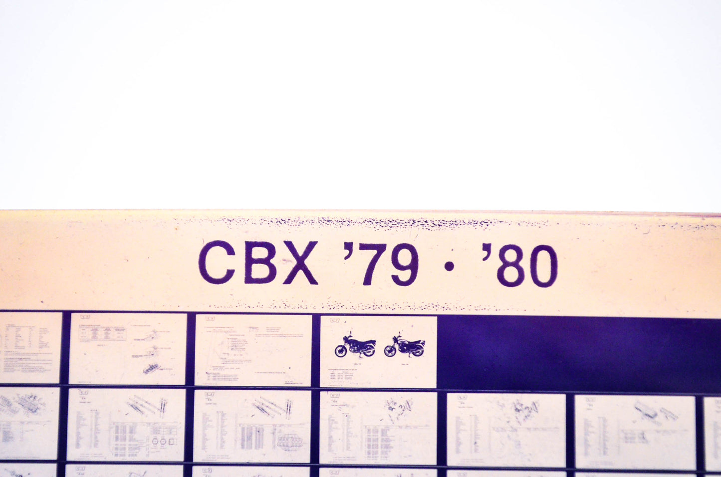 OEM Honda C B X 1984/October '79 - '80 Parts Catalog Microfiche
