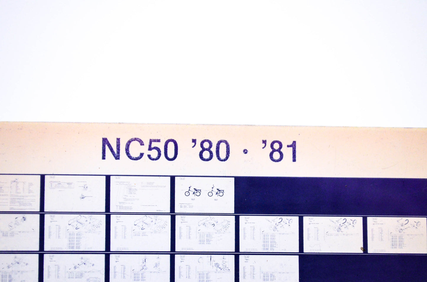 OEM Honda NC50 1985/December '80 - '81 Parts Catalog Microfiche