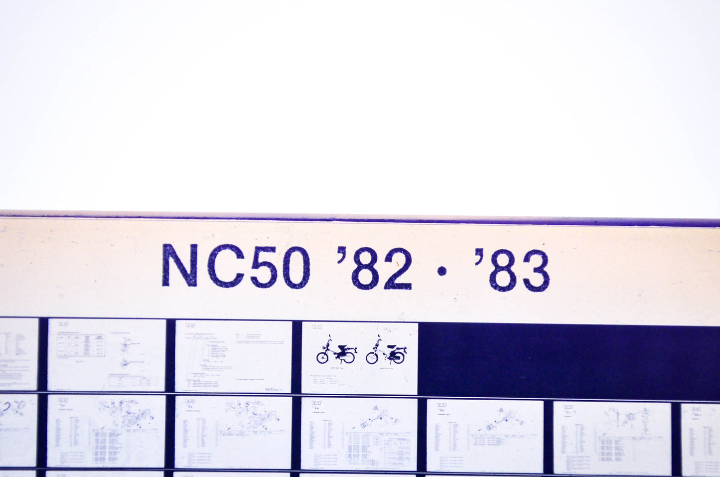 OEM Honda N C50 1985/July '82 - '83 Parts Catalog Microfiche