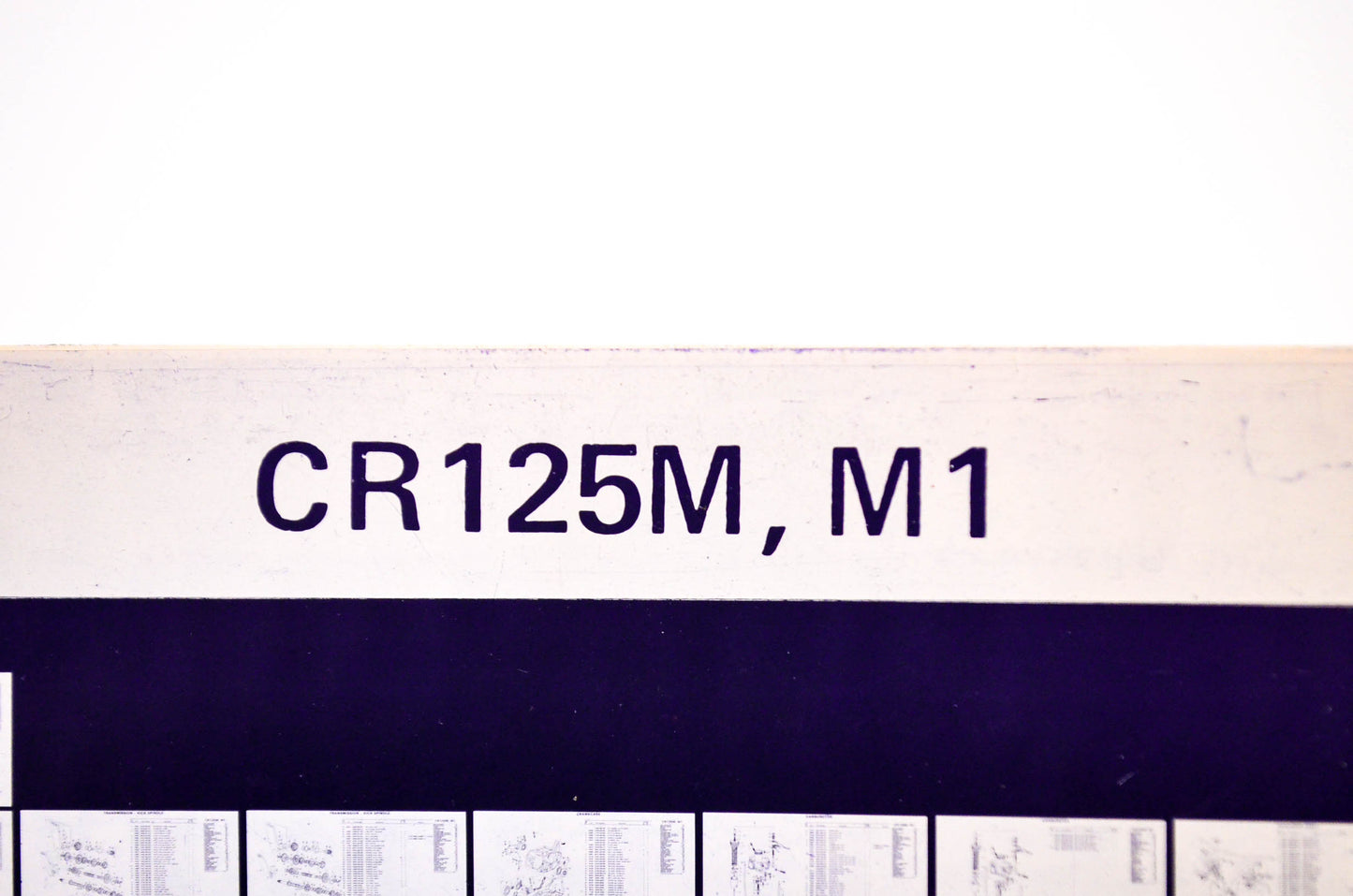 OEM Honda CR125M, M1 1980/August '80 Parts Catalog Microfiche