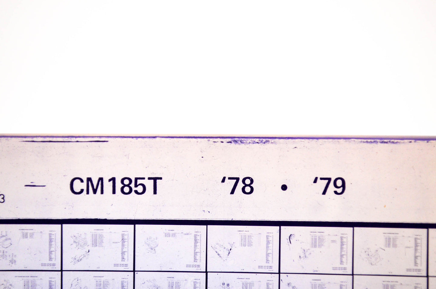 OEM Honda CM185T 1983/October '78 - '79 Parts Catalog Microfiche