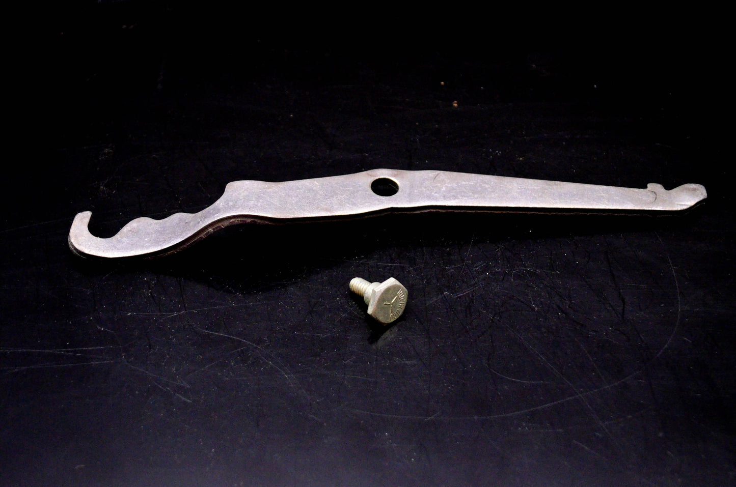 OMC 384767 Shifter Lock Arm Assembly NOS