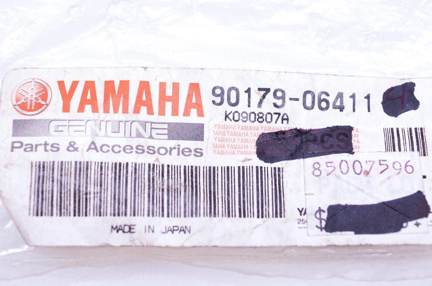New OEM Yamaha 90179-06411-00 Special Shape Nut Qty 2 NOS