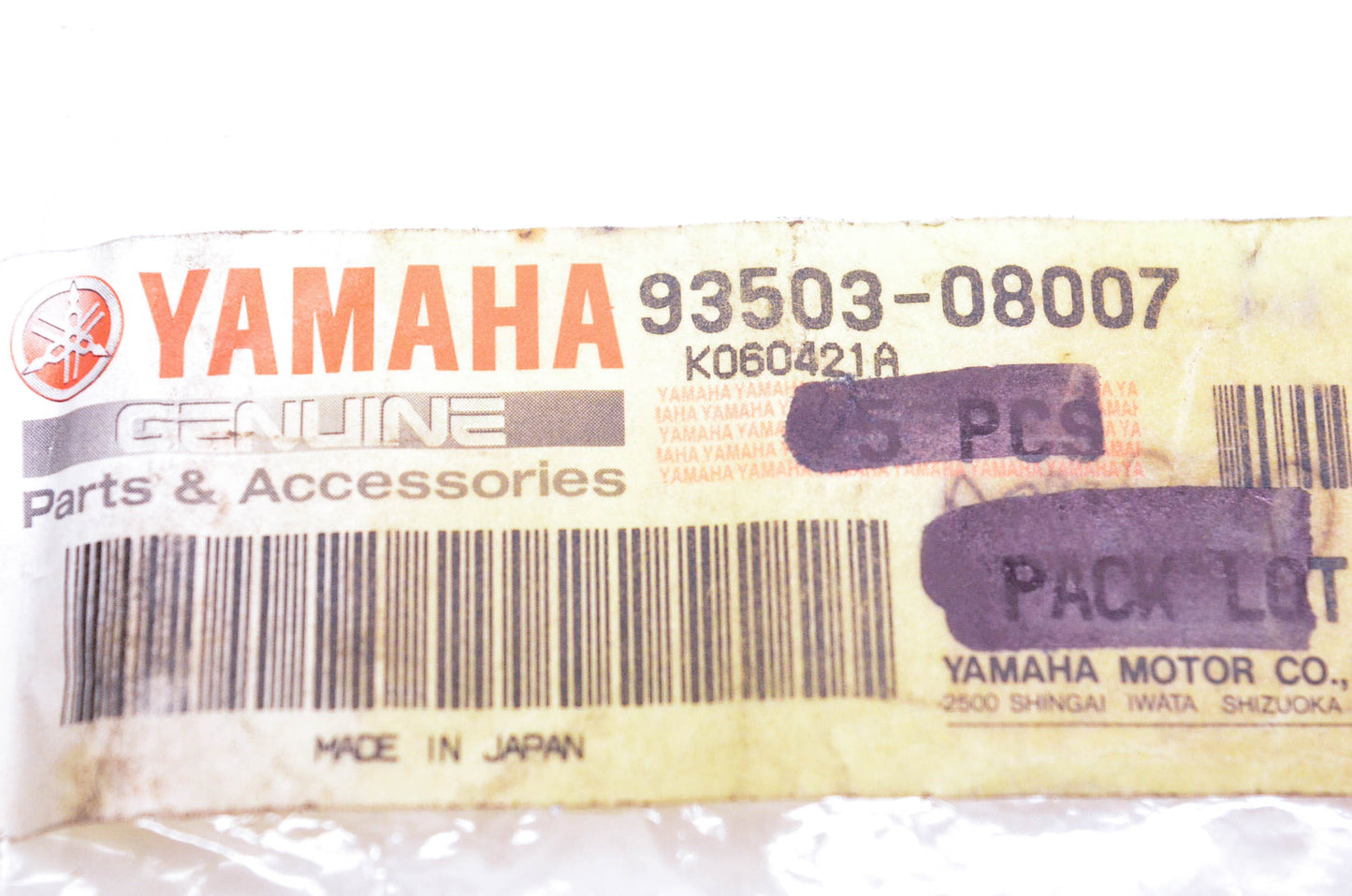 New OEM Yamaha 93503-08007-00 Bearing 3/8 Balls Qty 2 NOS
