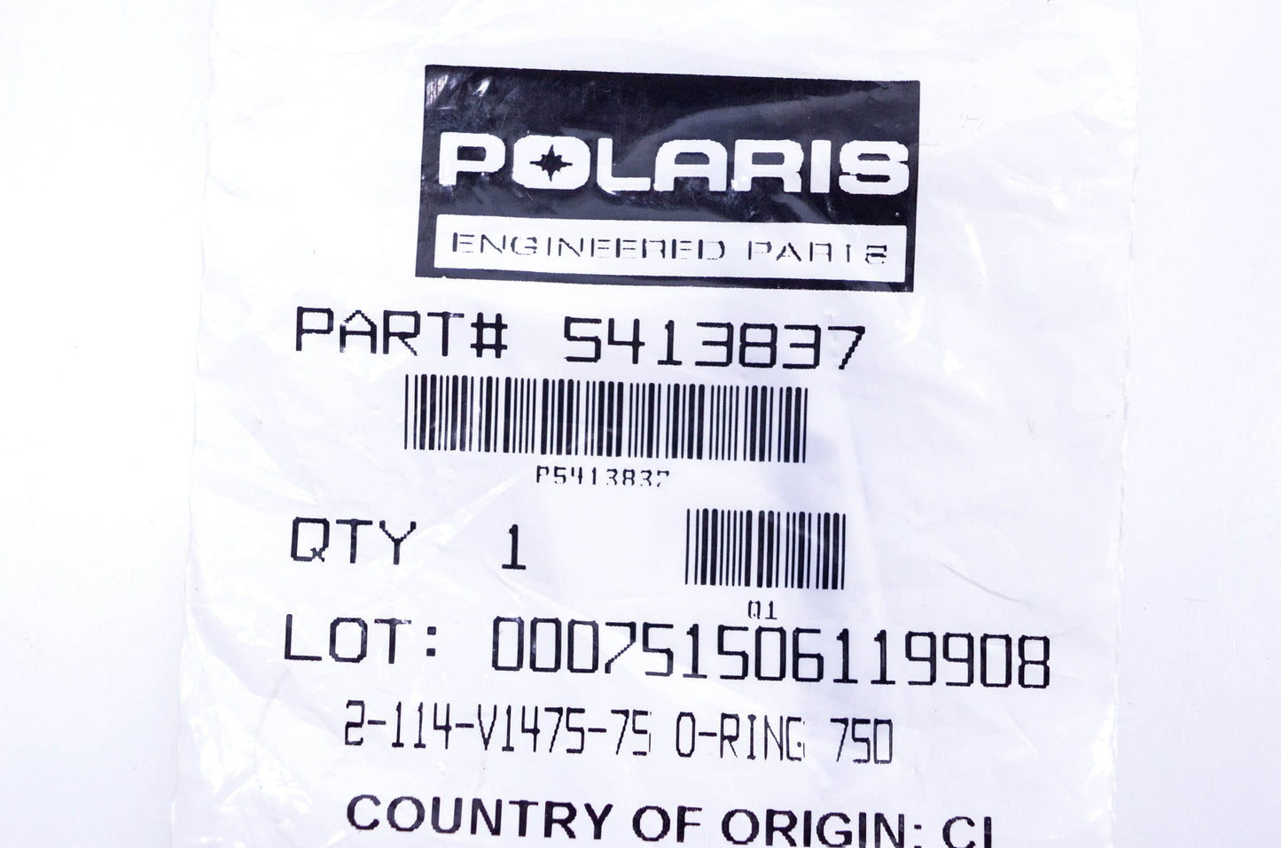 New OEM Polaris 5413837 O Ring NOS