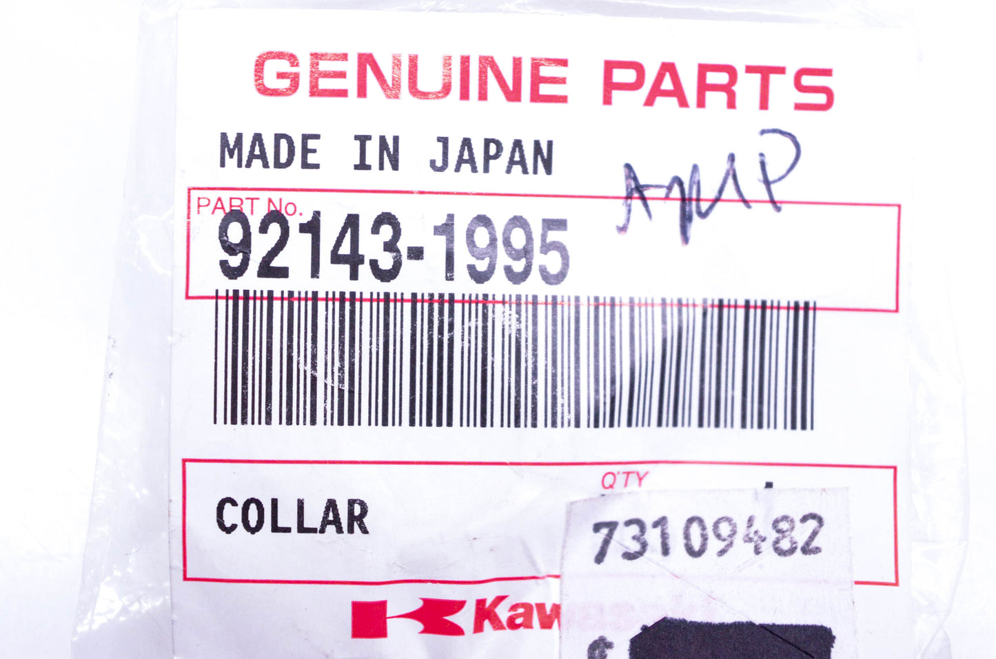 New OEM Kawasaki 92143-1995 Collar NOS