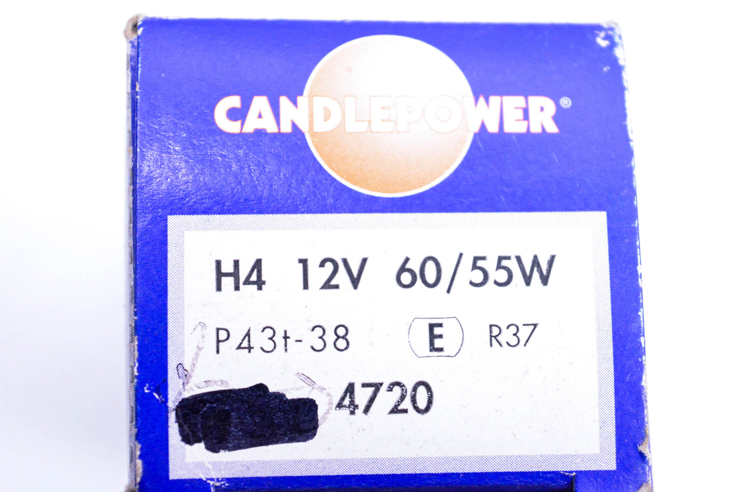 Candlepower 4720 H4 12V 60/55W Bulb NOS