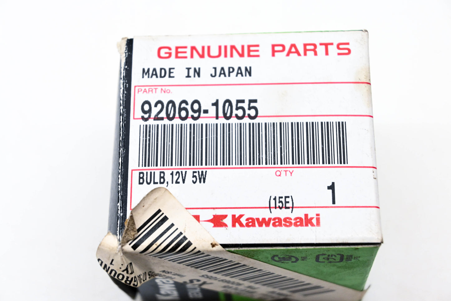 New OEM Kawasaki 92069-1055 Bulb 12v 5w NOS