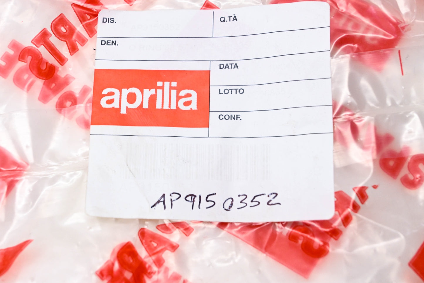 Aprilia AP9150352 O Ring NOS