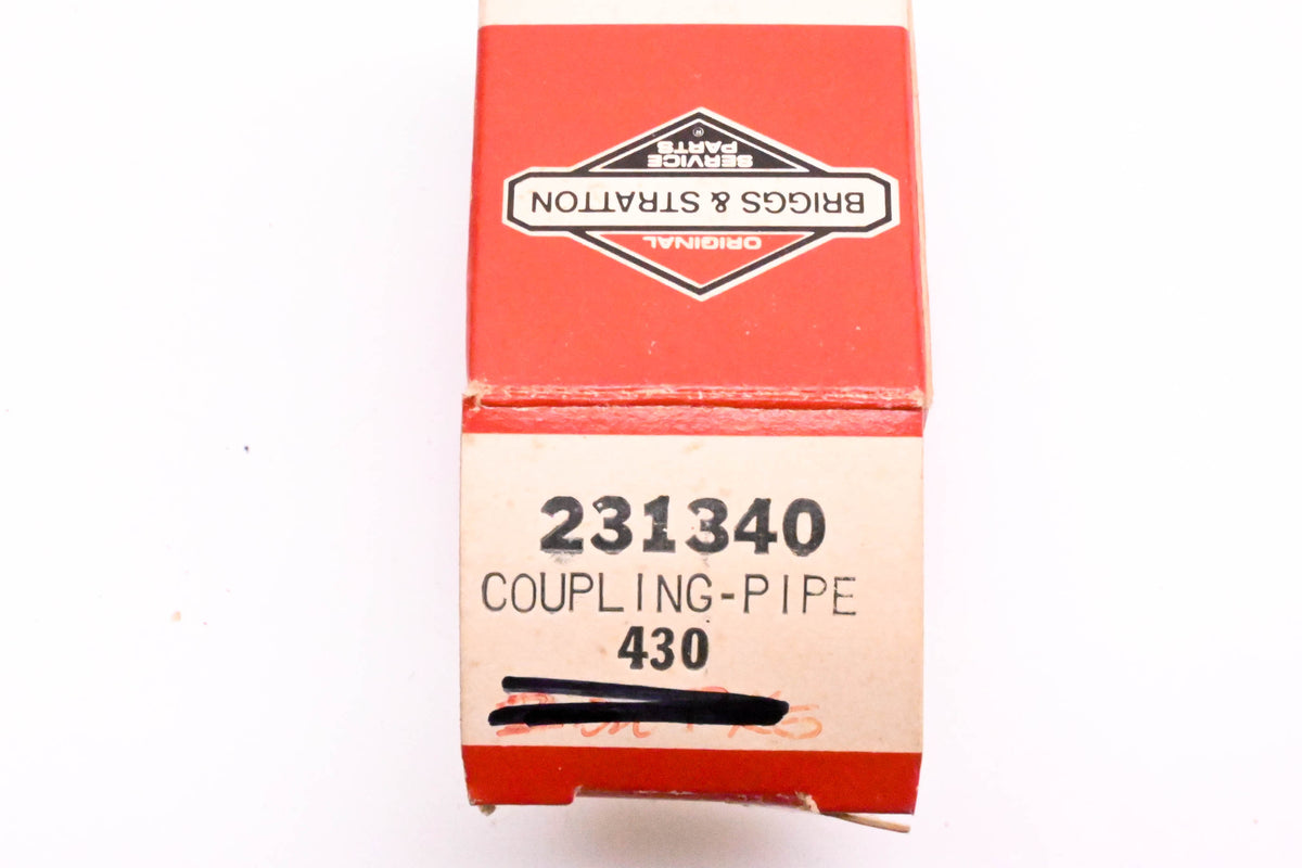 New OEM Briggs & Stratton 231340 Pipe Coupling NOS