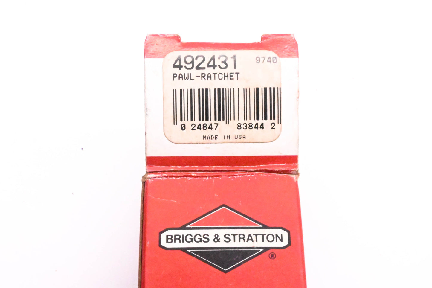 New OEM Briggs & Stratton 492431 Ratchet Pawl NOS