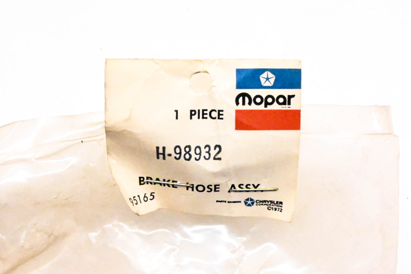 Mopar H98932, H-98932 Brake Hose Assembly NOS
