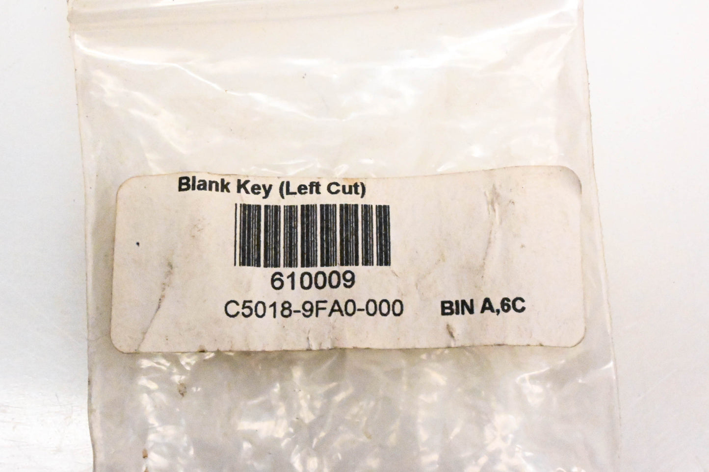 Eton C5018-9FA0-0000, 610009 Blank Left Cut Keys Qty 2 NOS