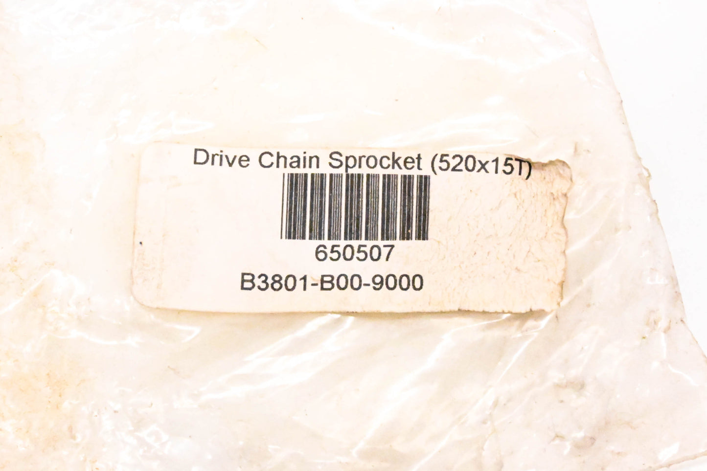 Eton B3801-B00-9000, 650507 Drive Chain Sprocket 15T NOS