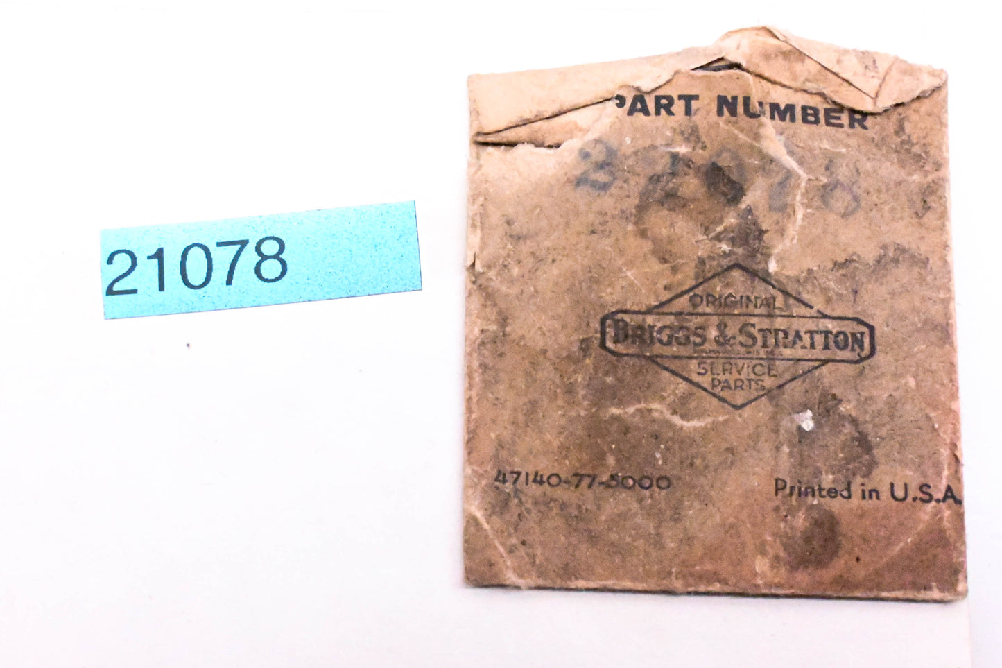 New OEM Briggs & Stratton 21078 Throttle Valve NOS