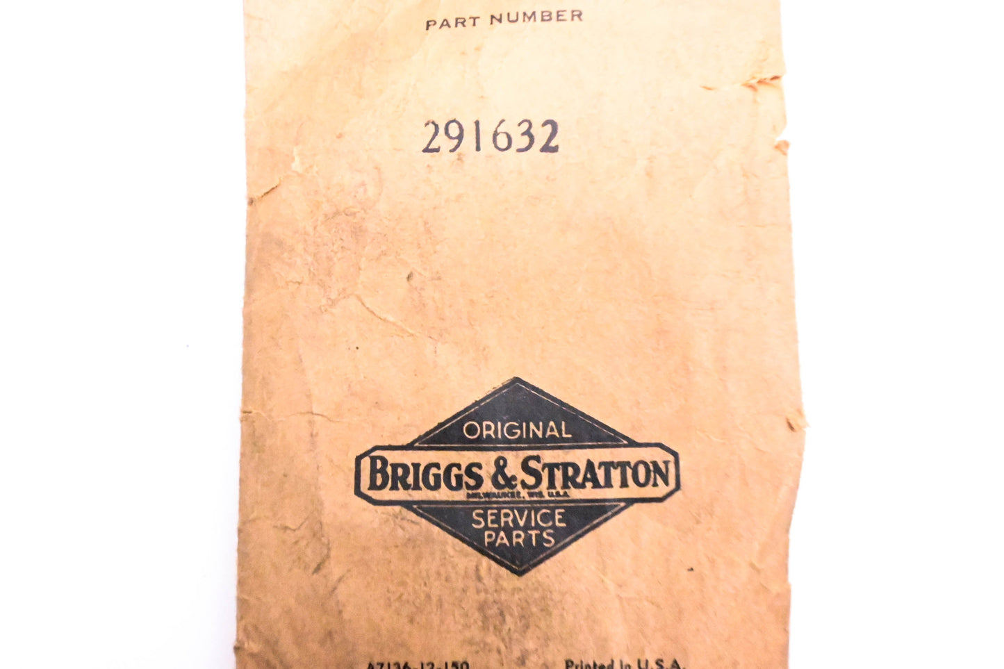 New OEM Briggs & Stratton 291632 Fuel Tank Copper Line NOS