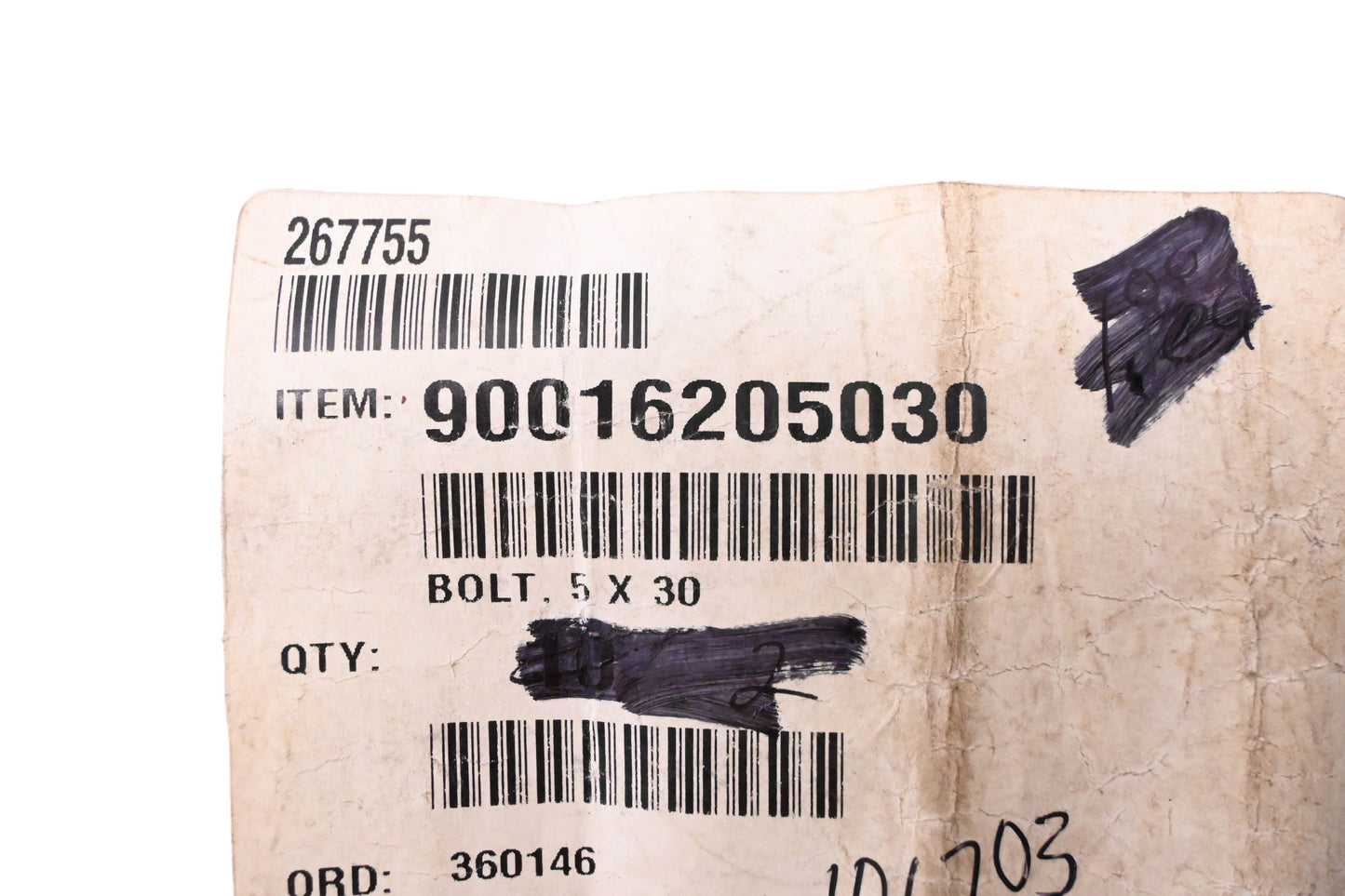 New OEM Echo 90016205030 Chainsaw Bolt NOS