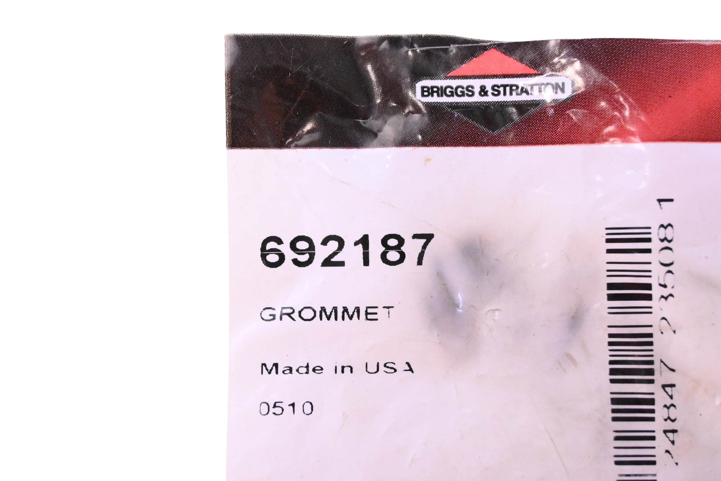 New OEM Briggs & Stratton 692187, 0622 Breather Tube Grommet NOS