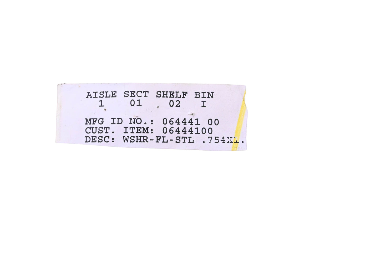 Ariens 06444100 Flat Steel Washer NOS